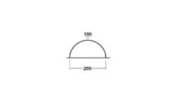 Easy Camp Comet 200 Koepeltent - 2 Personen -Camping Verkoop 120338 comet 200 drawing other4