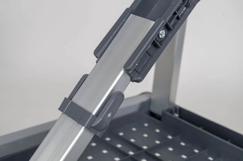 Bo-Camp 130 X 85 Inklapbare Picknicktafel - Grijs 8 Bo-Camp 130 X 85 Inklapbare Picknicktafel - Grijs - Afbeelding 6