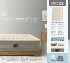 Intex Ultra Plush Luchtbed - Queensize - Ingebouwde Elektrische Pomp -Camping Verkoop 1714 1900 64428nd pkg 2023 300
