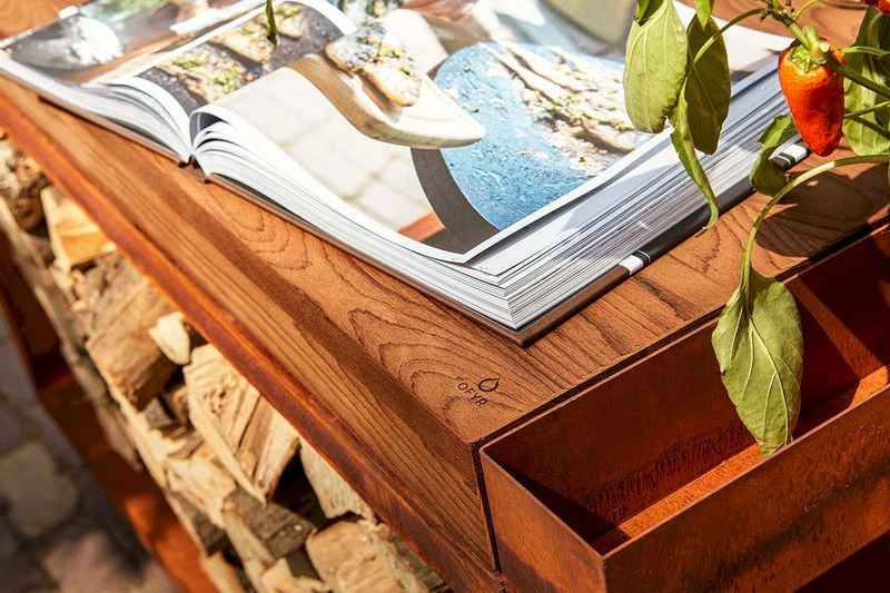 OFYR Island Corten 100 Pro Teak Wood 6 OFYR Island Corten 100 Pro Teak Wood - Afbeelding 4