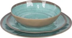 Bo-Camp Halo Melamine Serviesset - 12-delig - Aqua -Camping Verkoop 900 1327 6181392 05