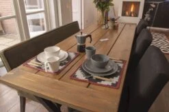 Bo-Camp Stone Melamine Serviesset - 16-delig - Grijs -Camping Verkoop 900 1358 6181375 13