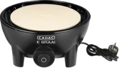CADAC E-Braai Elektrische Barbecue - Zwart -Camping Verkoop 900 1500 5840 20 04 e braai 40 pizza stone