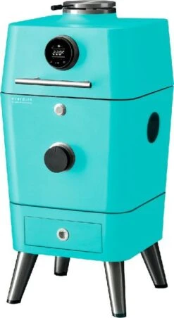 Everdure 4K Houtskool Barbecue Met Beschermhoes - Blauw 5 Everdure 4K Houtskool Barbecue Met Beschermhoes - Blauw -Camping Verkoop 900 492 9312646030152 1