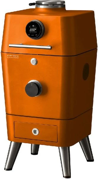 Everdure 4K Houtskool Barbecue Met Beschermhoes - Oranje 4 Everdure 4K Houtskool Barbecue Met Beschermhoes - Oranje - Afbeelding 2