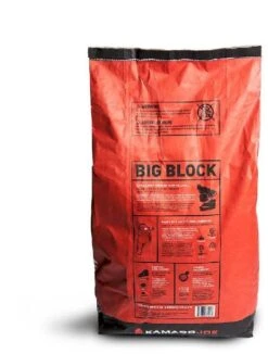 Kamado Joe Big Block Houtskool 9 Kg -Camping Verkoop 900 681 900 716 big block charcoal bag back