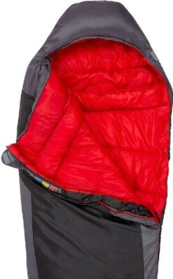 Highlander Serenity 350 Mummy Slaapzak - Charcoal -Camping Verkoop 900 900 sb186 ch topopen