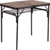 Bo-Camp Industrial Decatur 90 X 60 Campingtafel - Zwart/houtlook -Camping Verkoop 900 908 1404200