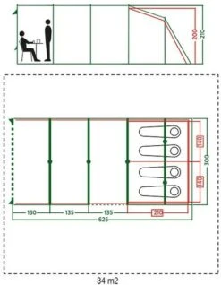 Coleman Vail Long Tunneltent - 4 Persoons 9 Coleman Vail Long Tunneltent - 4 Persoons -Camping Verkoop 972 1900 coleman vail long tunneltent 4 persoons 4