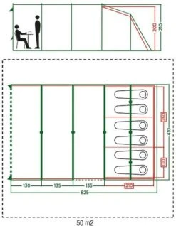 Coleman Vail Long Tunneltent - 6 Persoons -Camping Verkoop 972 1900 coleman vail long tunneltent 6 persoons 2