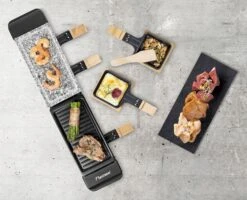 Bestron Raclette/Steengrill - 4 Personen -Camping Verkoop bestron raclettesteengrill 4 personen 4