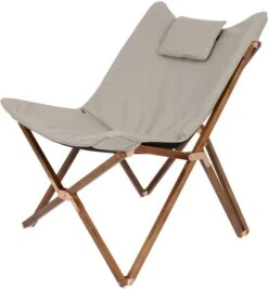 Bo-Camp Urban Outdoor Bloomsbury Vlinderstoel - Beige - M -Camping Verkoop bo camp bloomsburry relaxstoel m beige 1 1