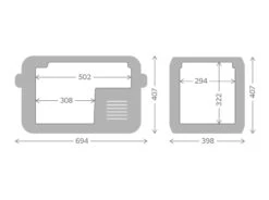 Dometic CFX3 35 Compressor Koelbox - 32 Liter -Camping Verkoop cfx3 35