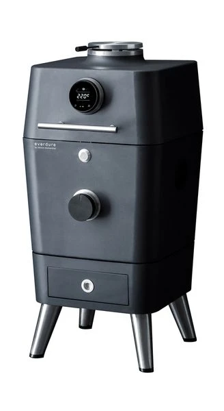 Everdure 4K Houtskool Barbecue Met Beschermhoes - Antraciet/blauw 4 Everdure 4K Houtskool Barbecue Met Beschermhoes - Antraciet/blauw - Afbeelding 2