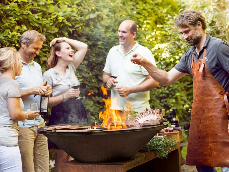 OFYR Island Corten 100 Teak Wood 7 OFYR Island Corten 100 Teak Wood - Afbeelding 5