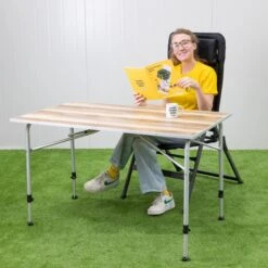 Dometic Zero Light Oak Large Campingtafel - 120 X 70 Cm -Camping Verkoop zerolightoaklarge 4